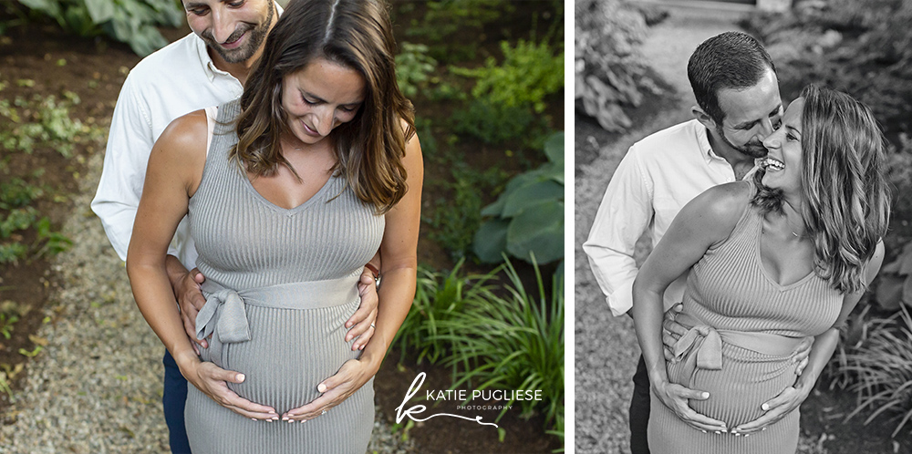 Socially distant maternity photographer in CT