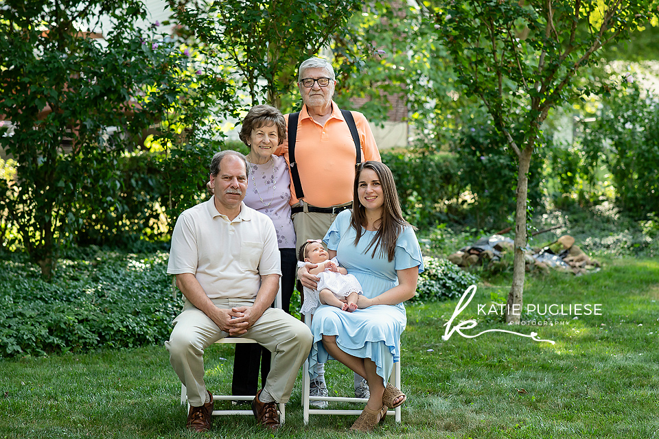 Four generations newborn family photography
