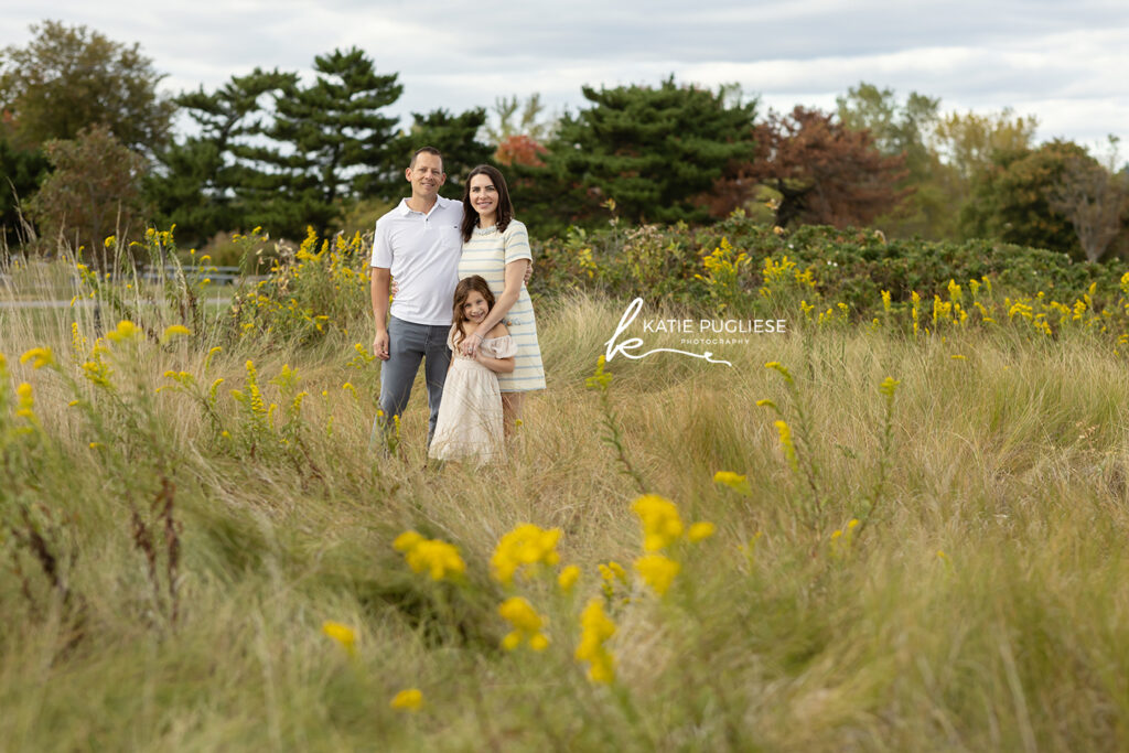 family of three photo