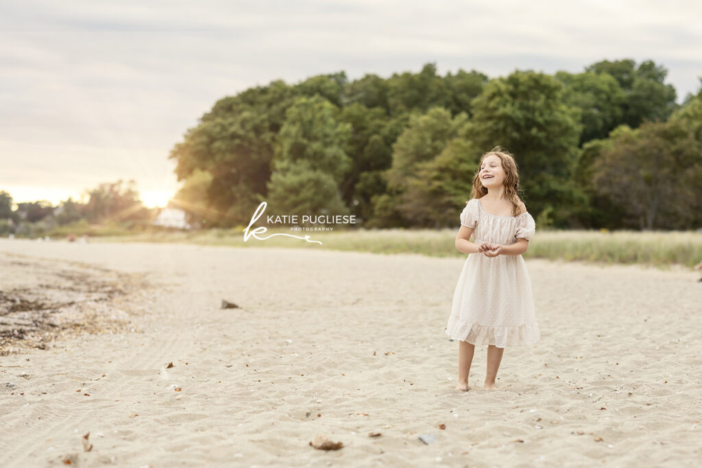 beach family photo session