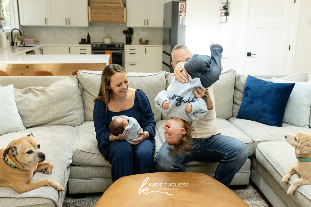 in-home lifestyle newborn session