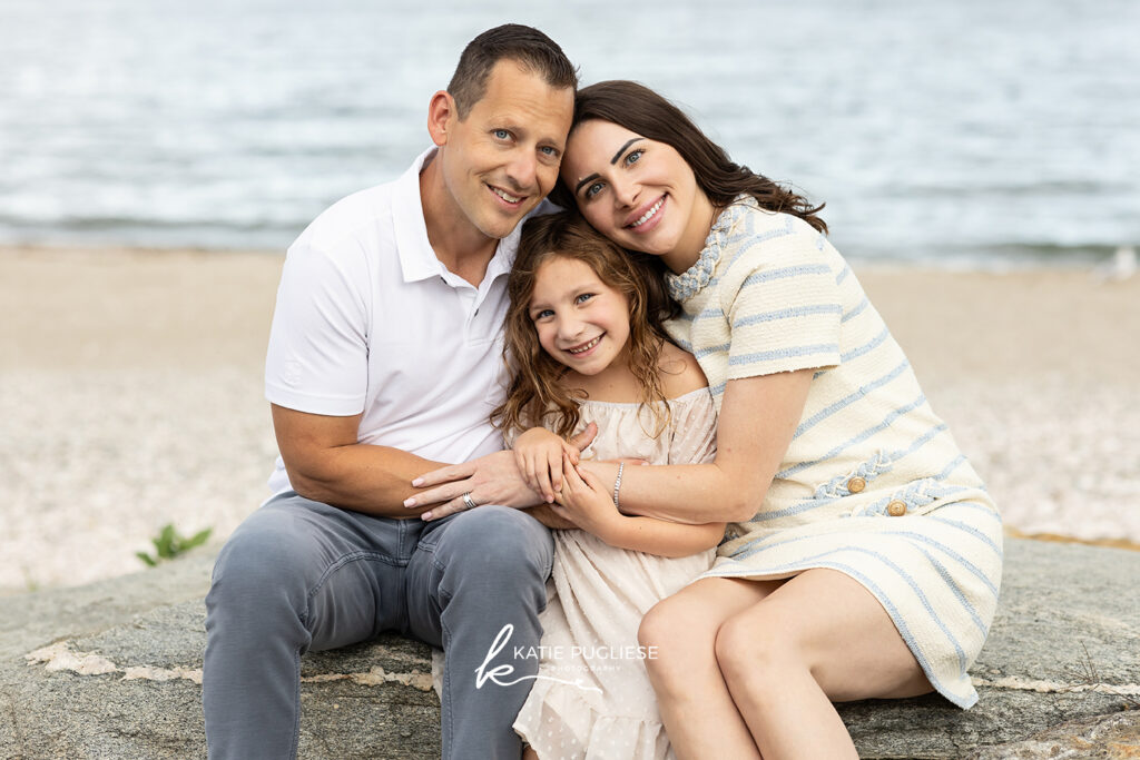 beach family photo session