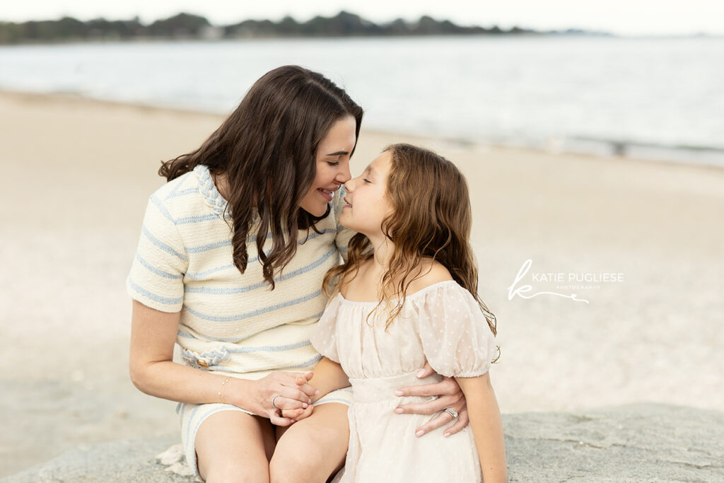 beach family photo session