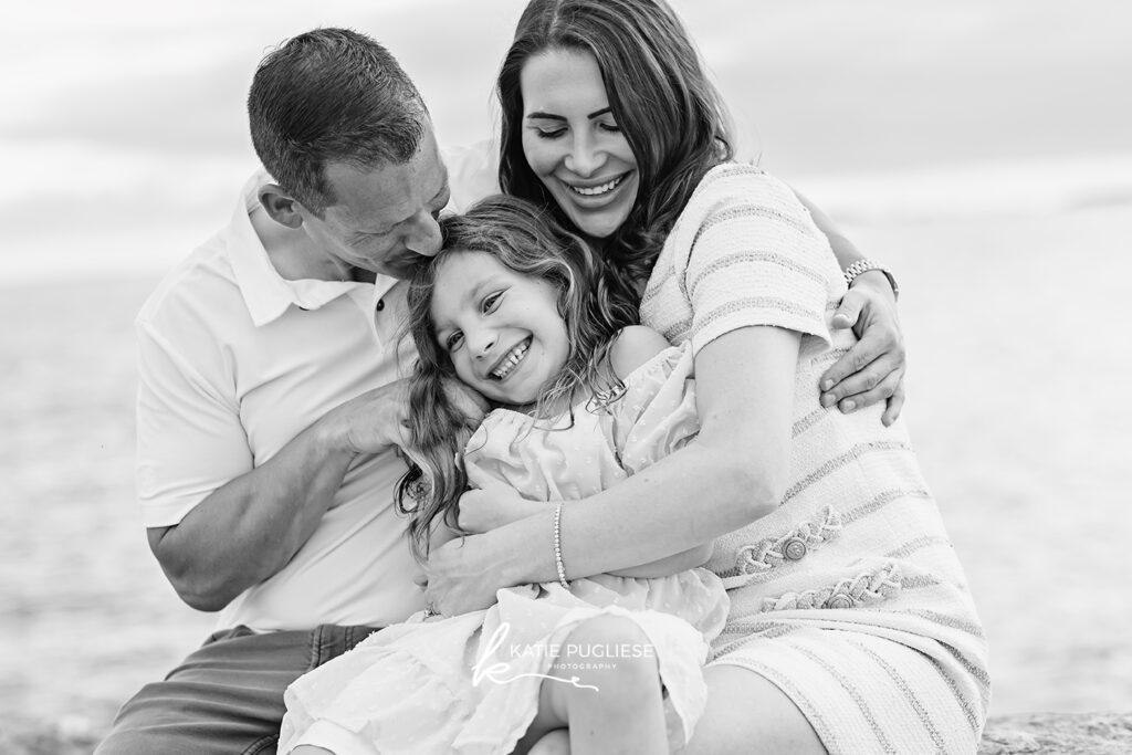 beach family photo session