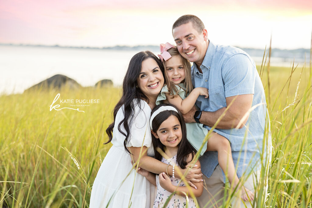 Family beach photo session