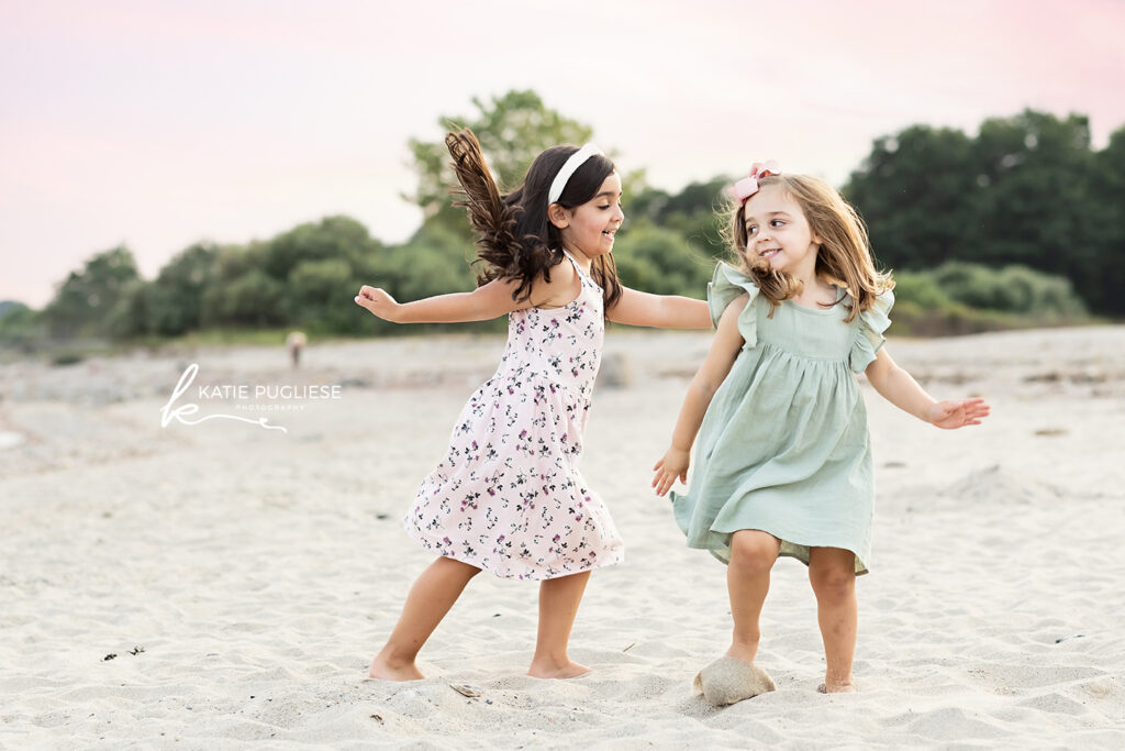 Family beach photo session