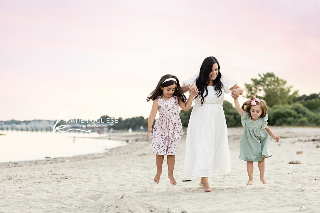 Family beach photo session