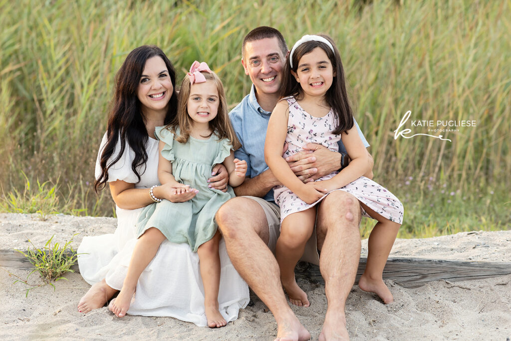 Family beach photo session