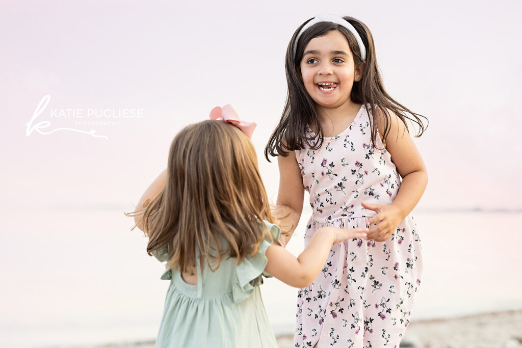 Family beach photo session