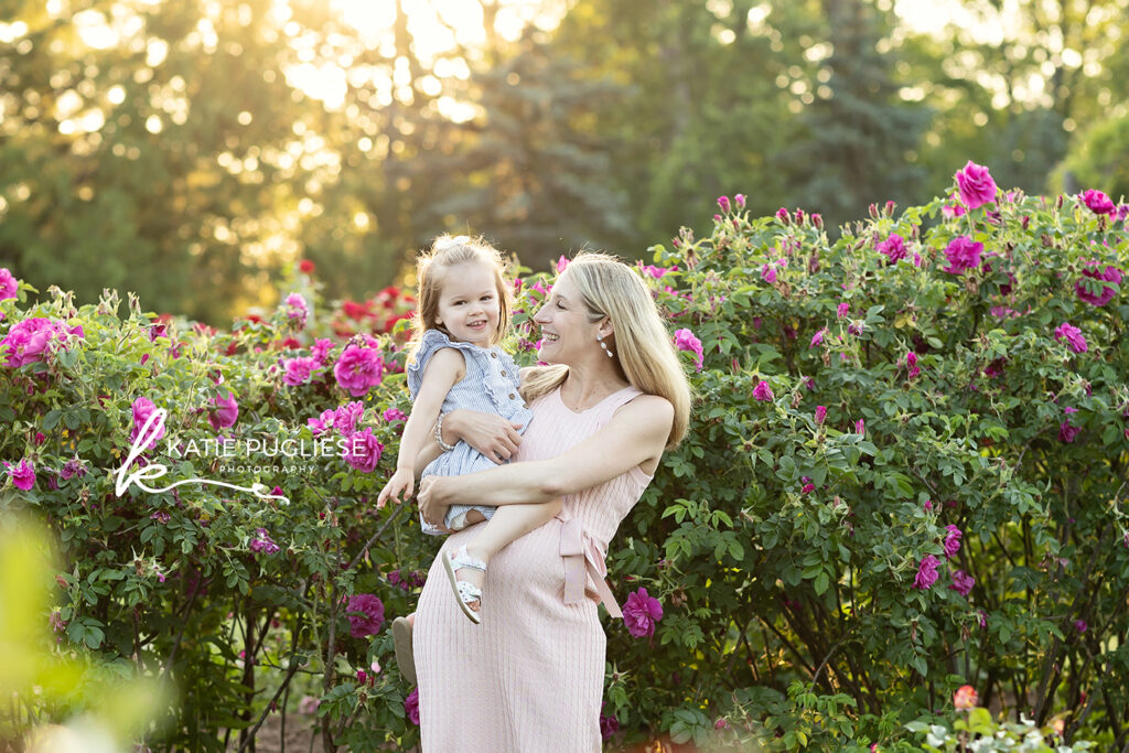 Maternity photography session in Connecticut celebrating motherhood outdoors