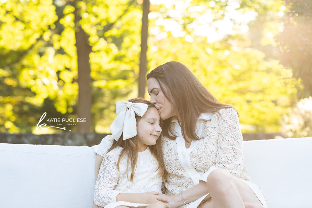 Parents and children photographed together during a lifestyle family session in Connecticut