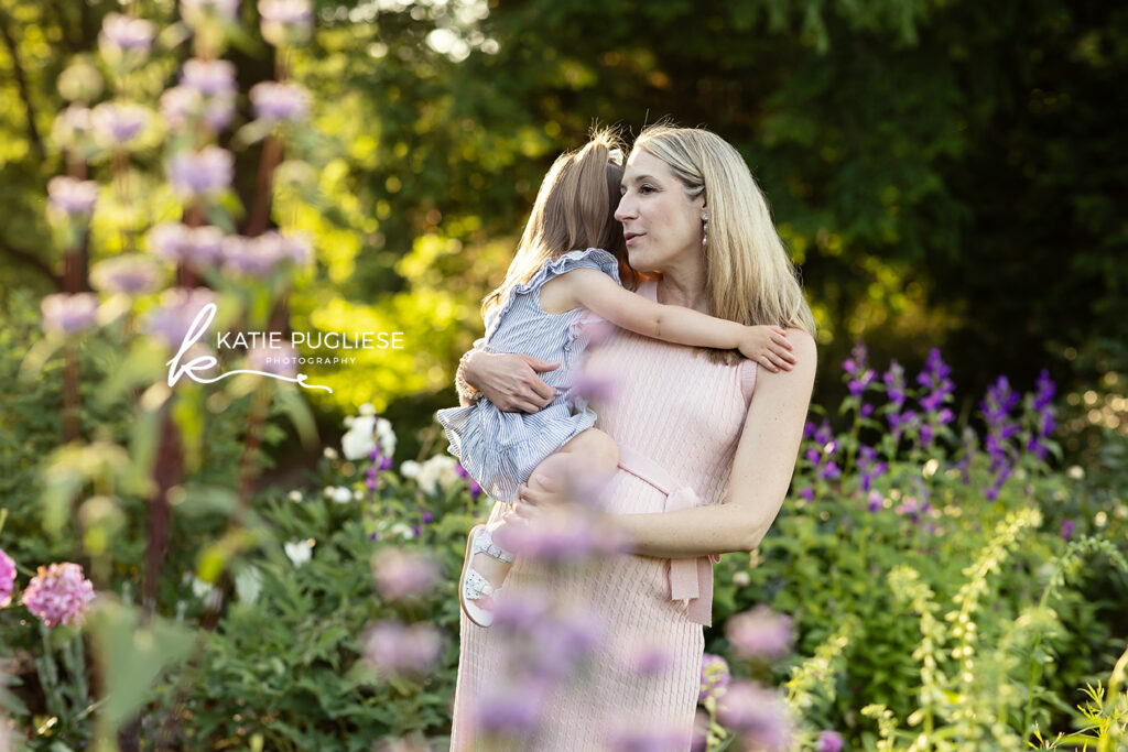 Maternity photography session in Connecticut celebrating motherhood outdoors